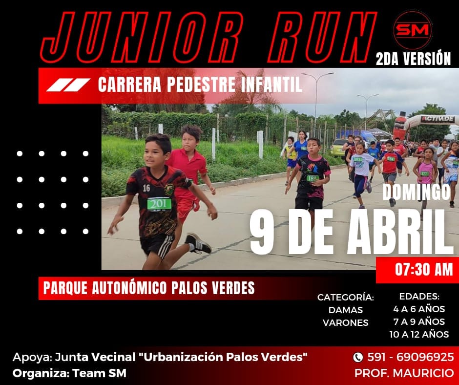 Carrera pedestre infantil Junior Run