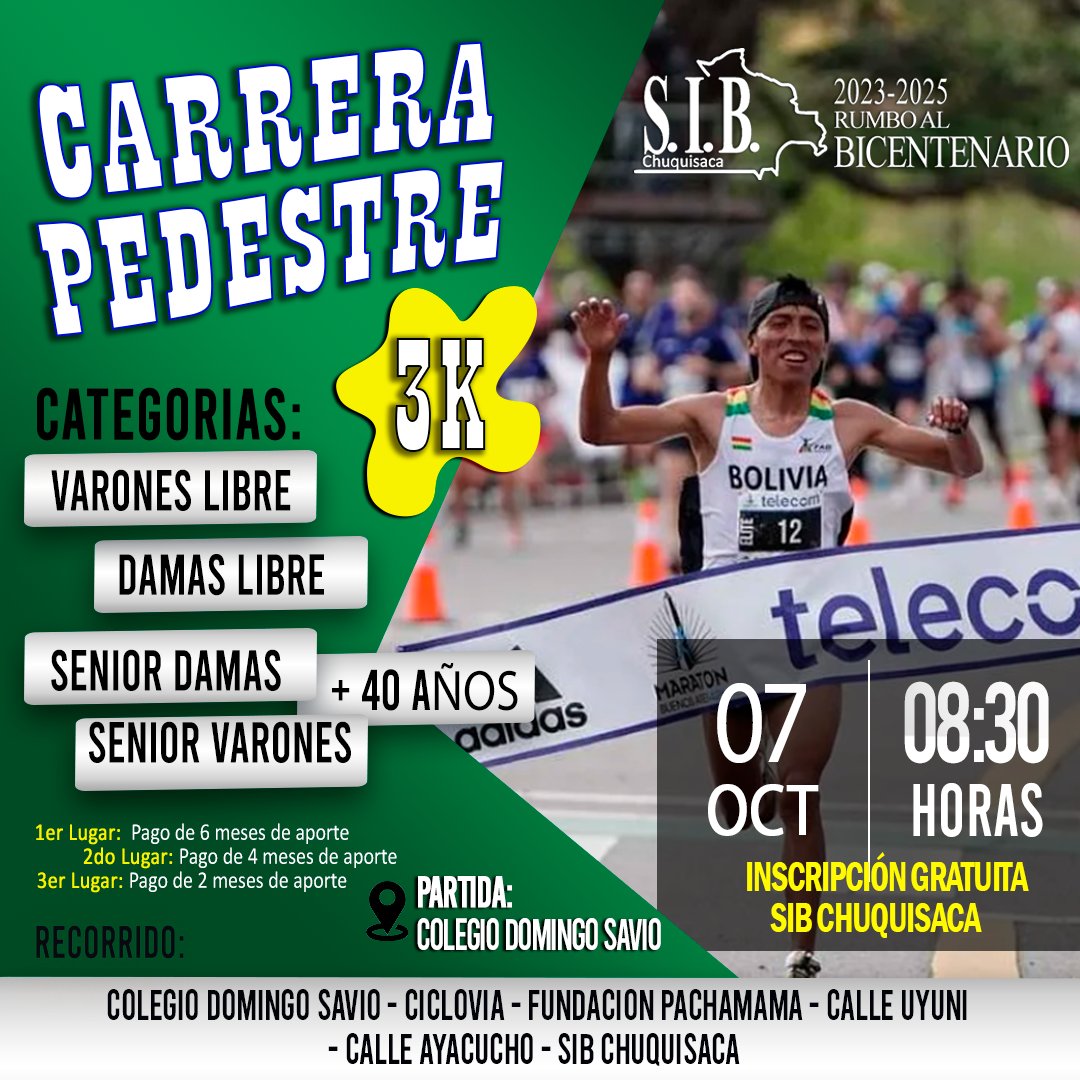 Carrera Pedestre 3K