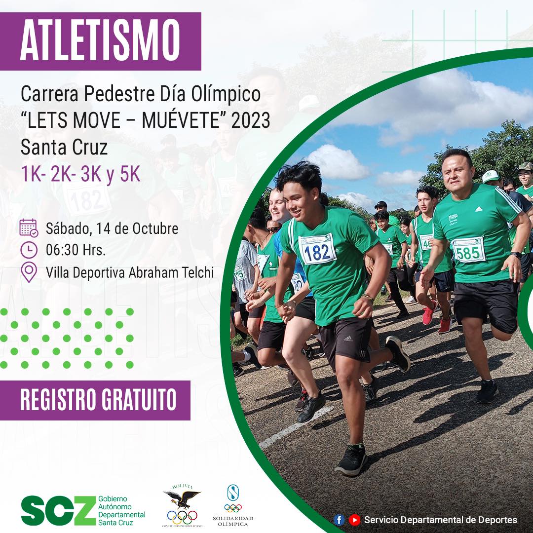 Carrera Pedestre Dia Olimpico Lets Move - Muevete