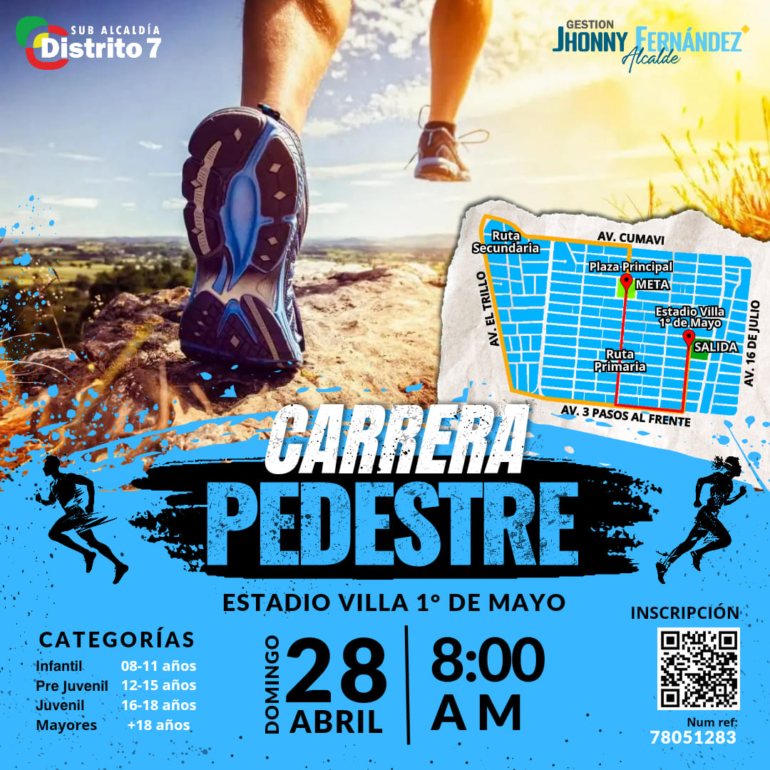 Carrera Pedestre Villa 1ro de Mayo