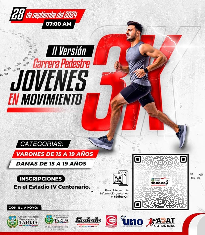 Carrera Pedestre Jovenes en Movimiento