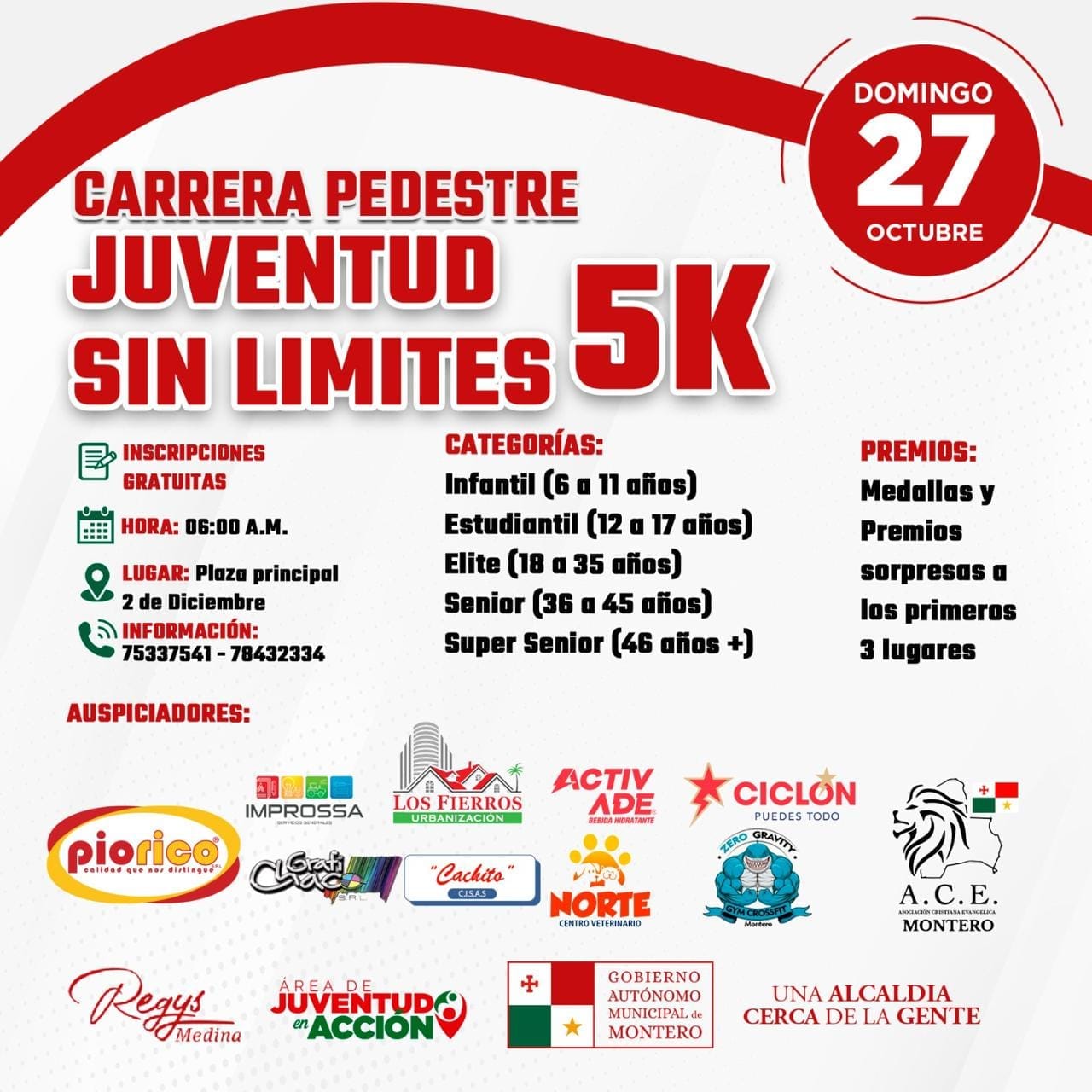 Carrera Pedestre Juventud  sin Limites 5K