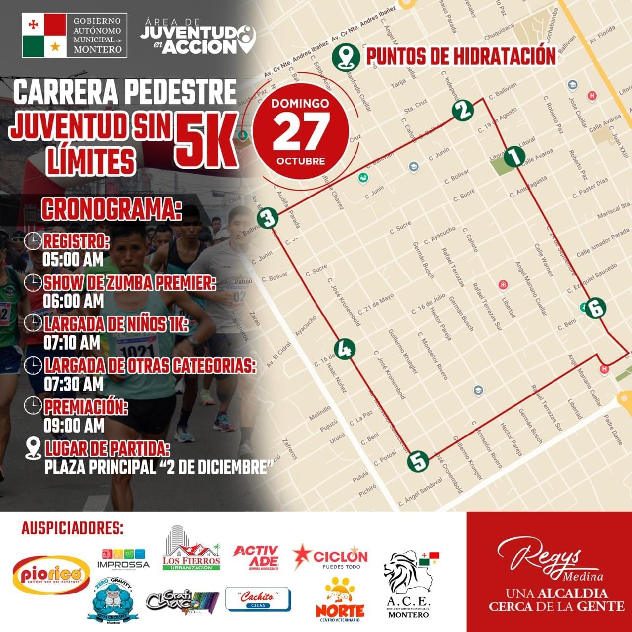 Carrera Pedestre Juventud  sin Limites 5K