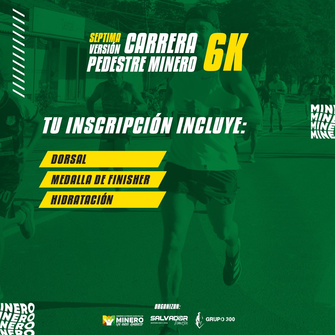 Carrera Pedestre Minero 6K