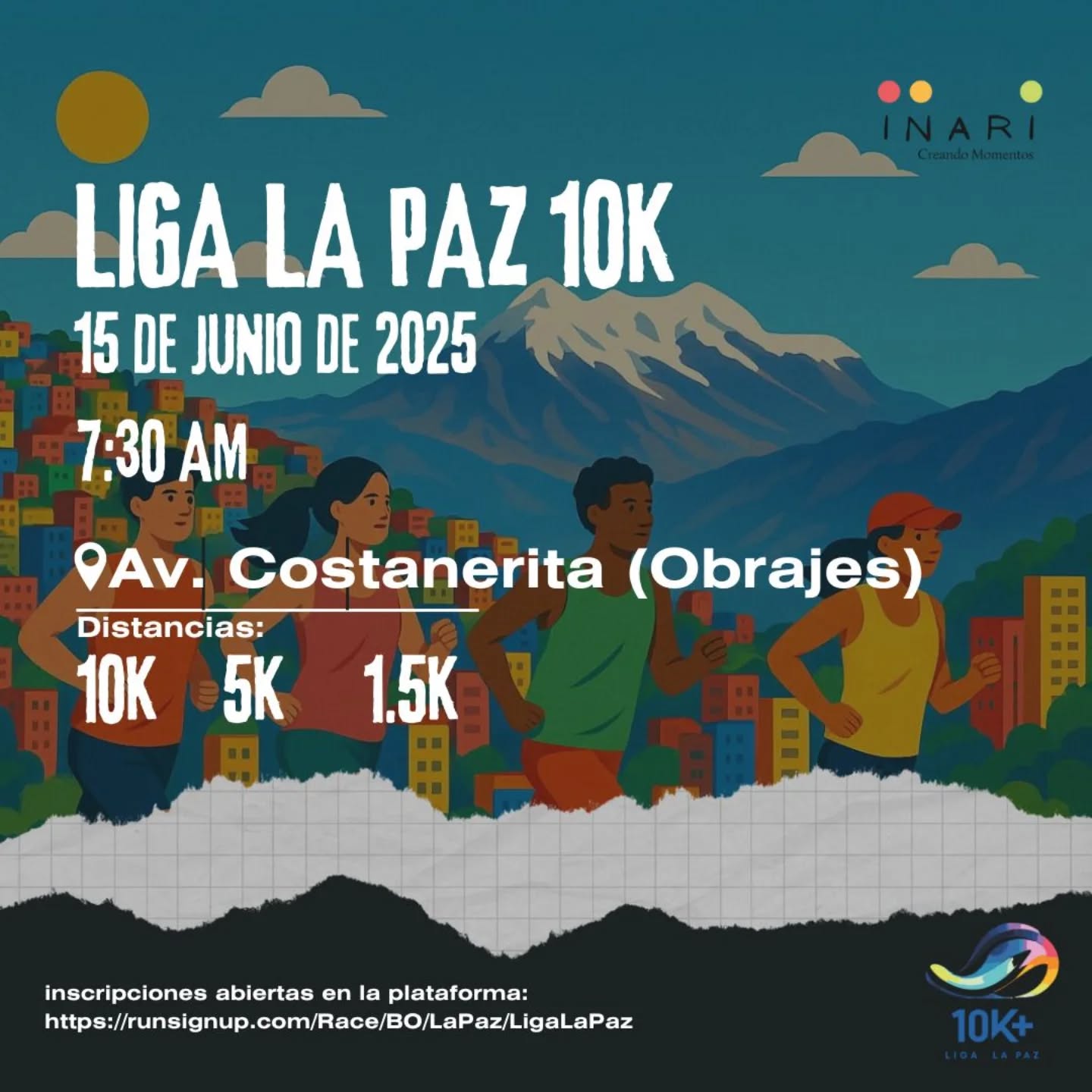 Liga La Paz 10K Obrajes