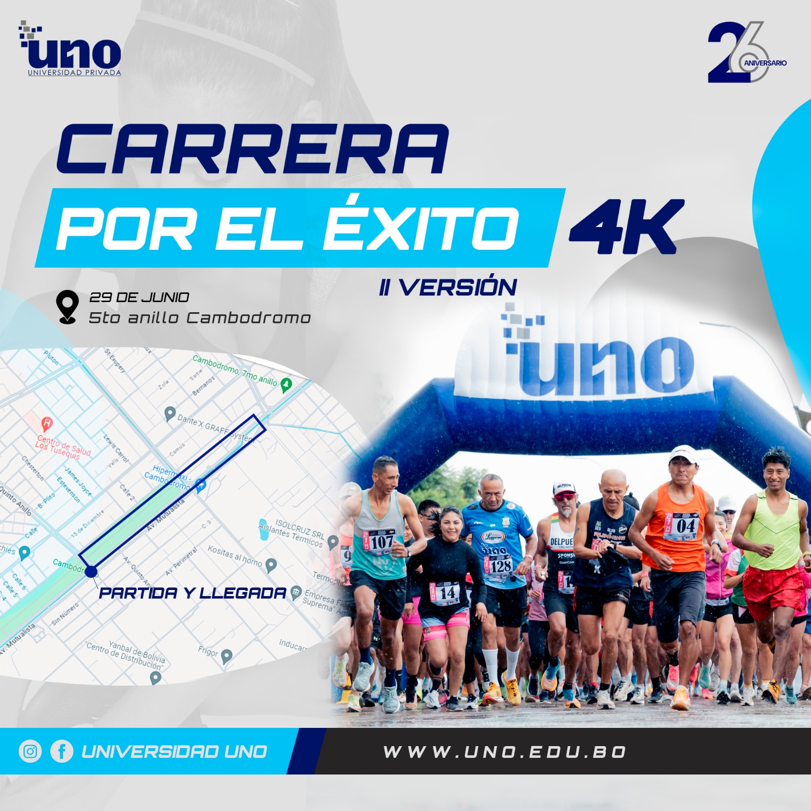 Carrera por el exito 4K UNO