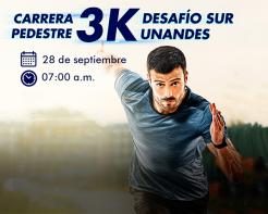 Carrera Pedestre 3K Desafio Sur Unandes