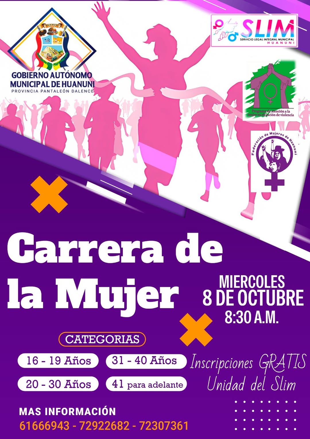 Carrera de la Mujer en Huanuni