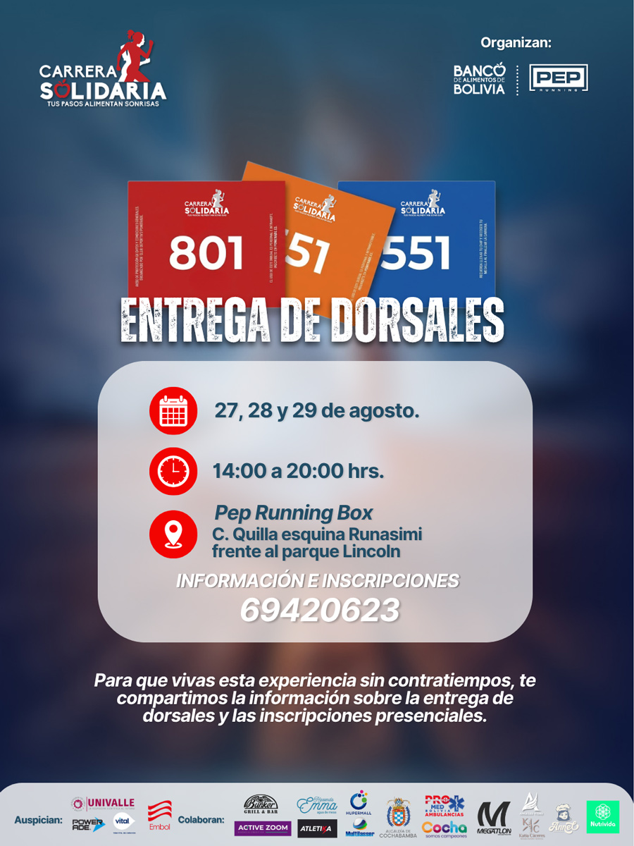 Carrera Solidaria Tus pasos alimentan sonrisas