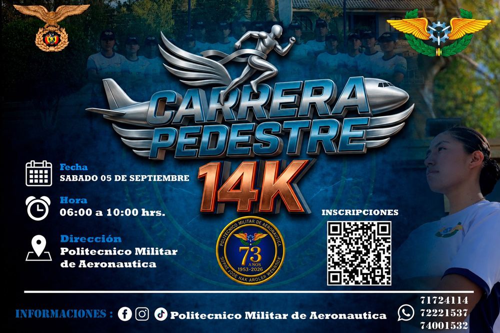 Carrera Pedestre 14K Politecnico Militar de Aeronautica