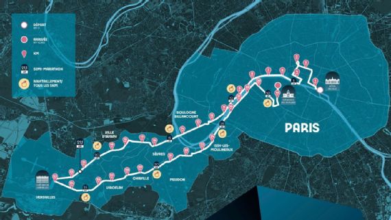 París 2024: El recorrido del Maratón, por primera vez abierto al público