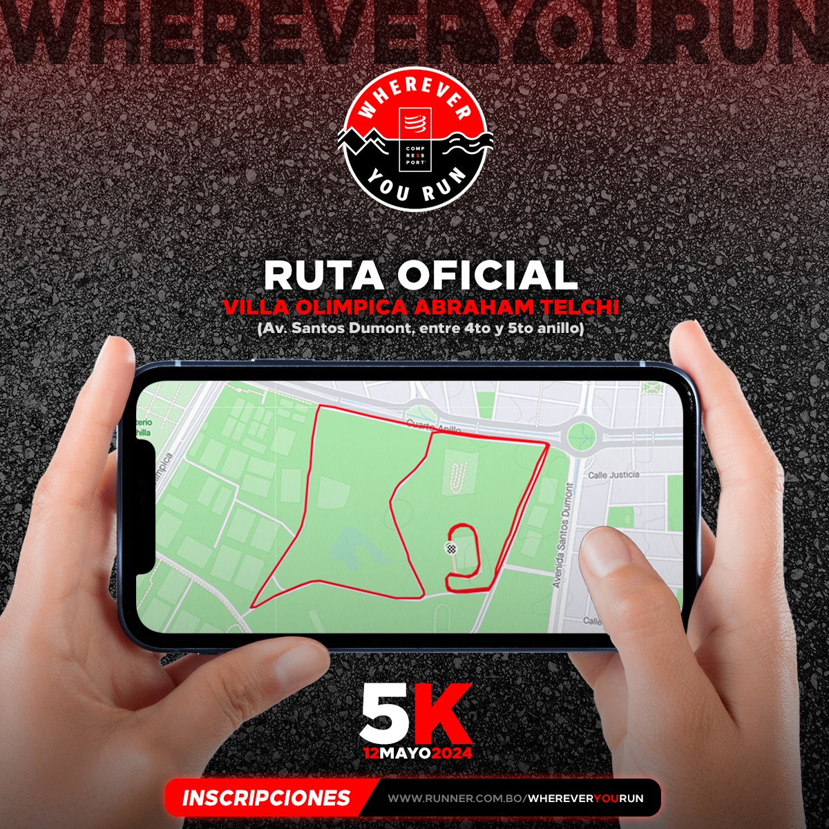 Ruta Oficial carrera Wherever You Run