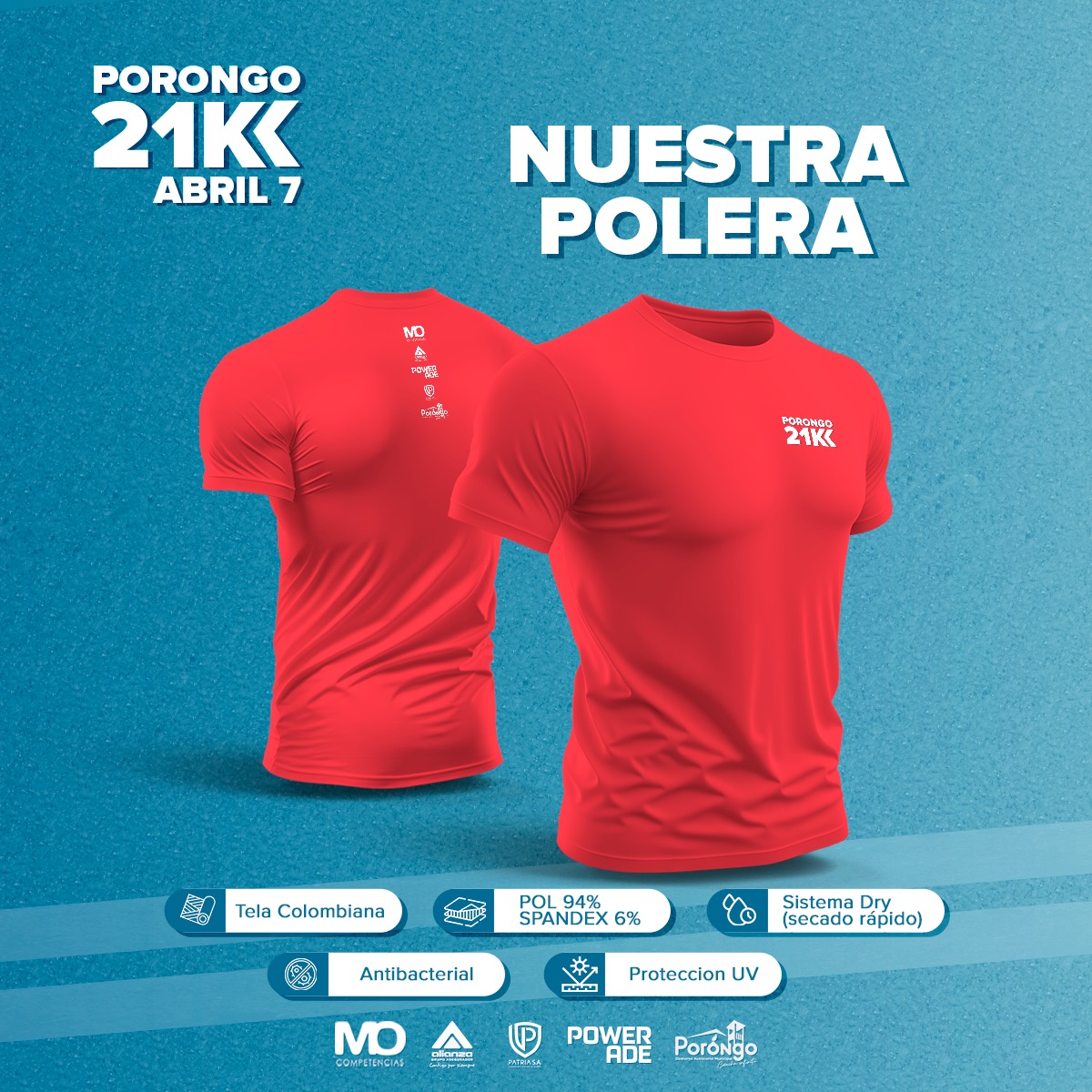 Polera Oficial Porongo 21K