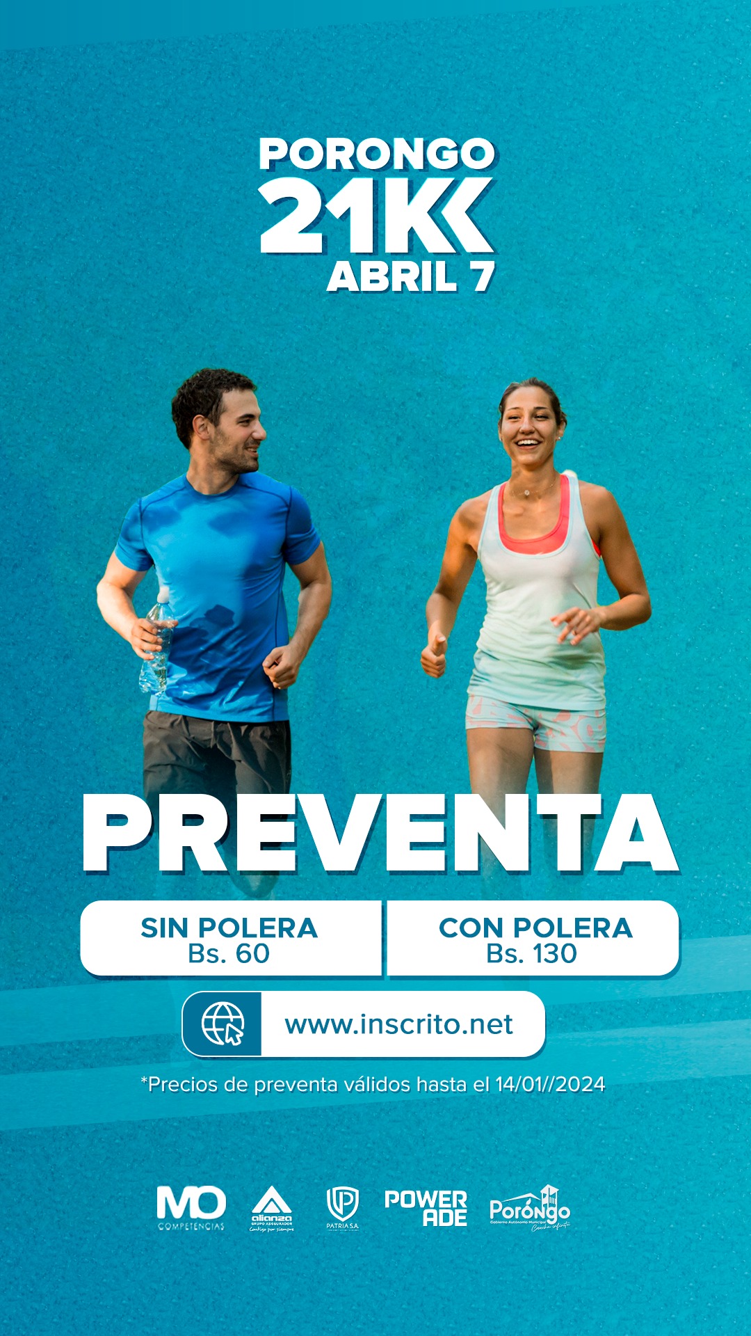 Preventa Porongo 21K