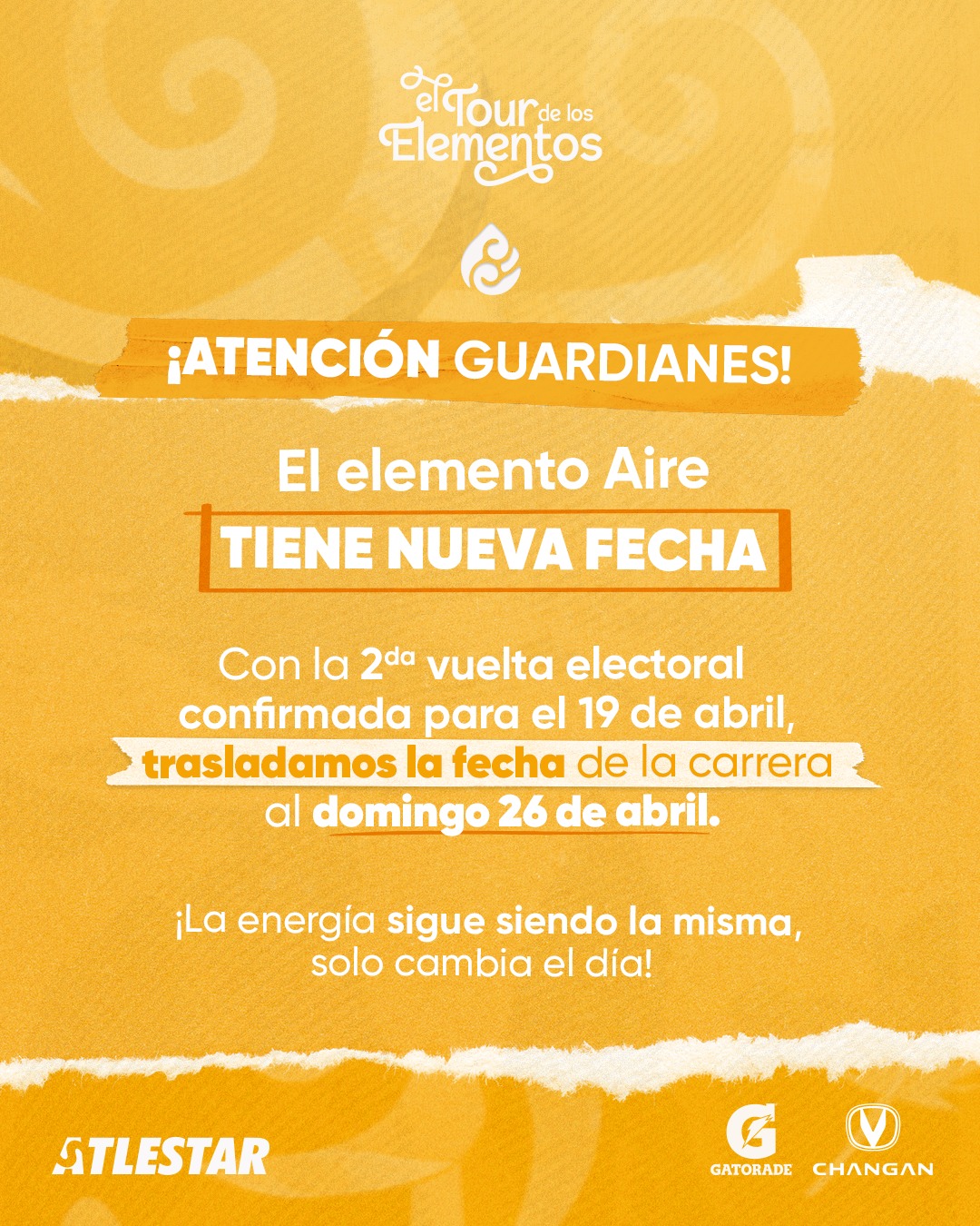 Nueva Fecha Elementos Aire