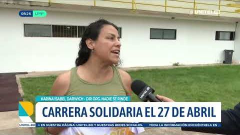 Invitación a Carrera Nadie se Rinde por Unitel